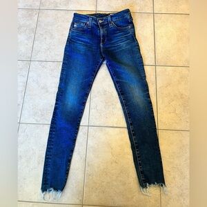 AG The Farrah High Waist Ankle Skinny Jean